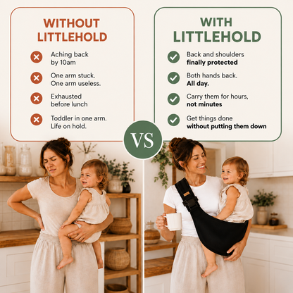 LittleHold - Baby/ Toddler Hip Carrier